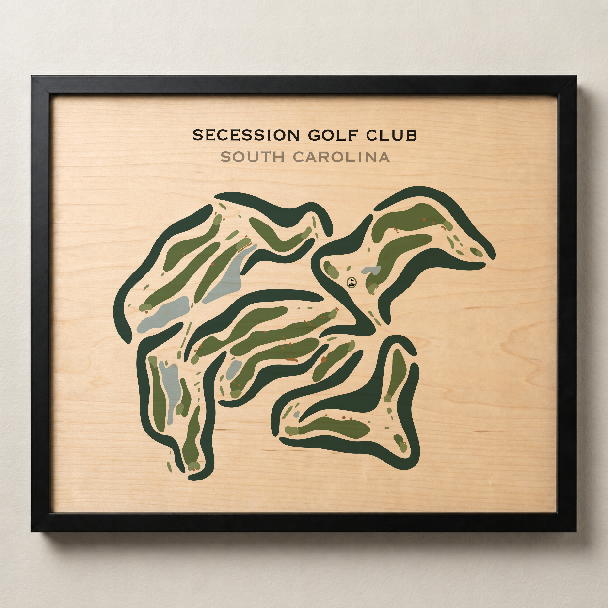 Secession Golf Club, South Carolina - Printed Golf Courses