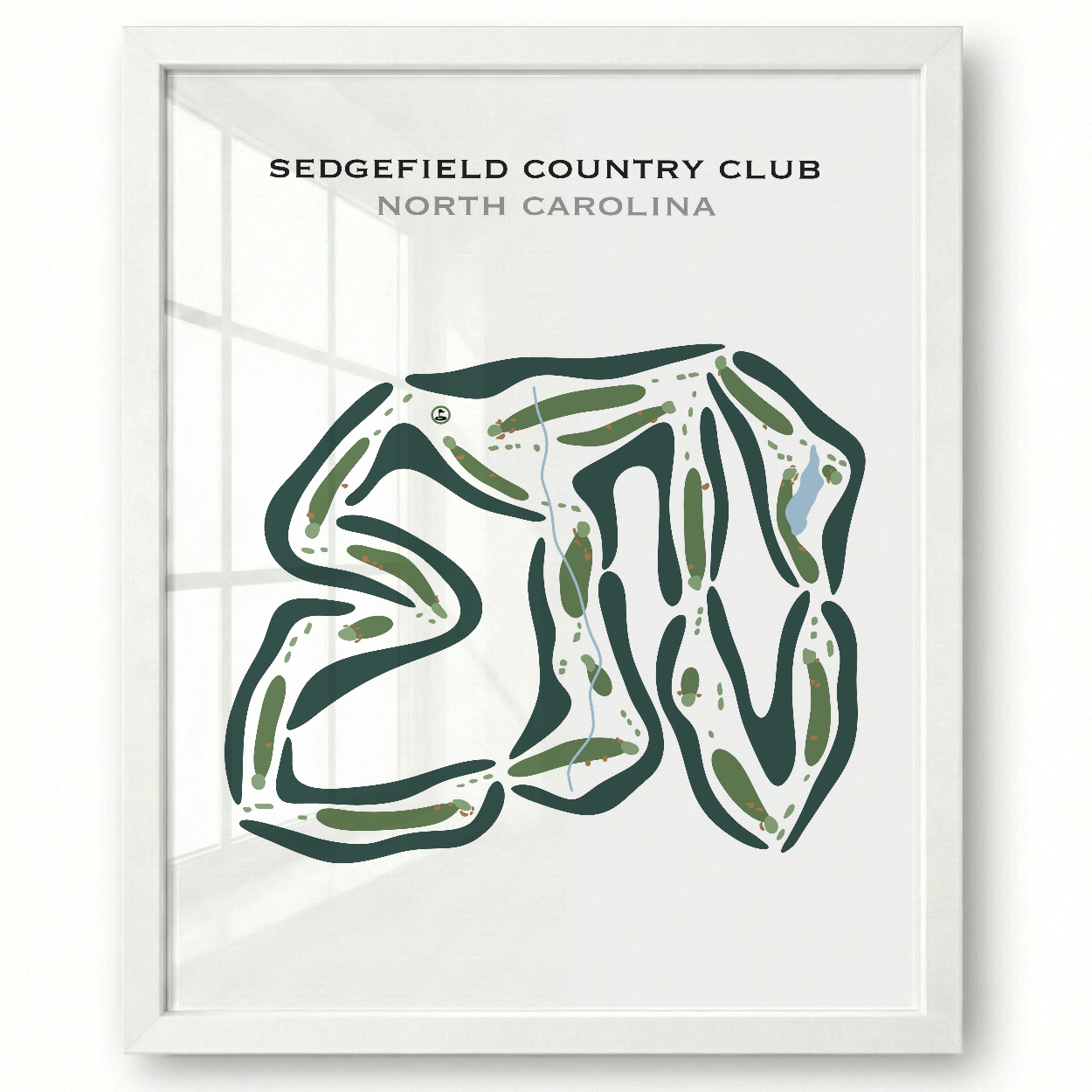 Sedgefield Country Club, North Carolina - Printed Golf Courses