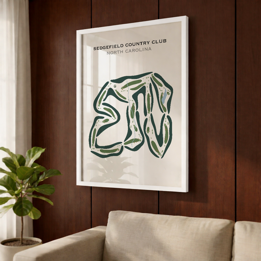 Sedgefield Country Club, North Carolina - Printed Golf Courses