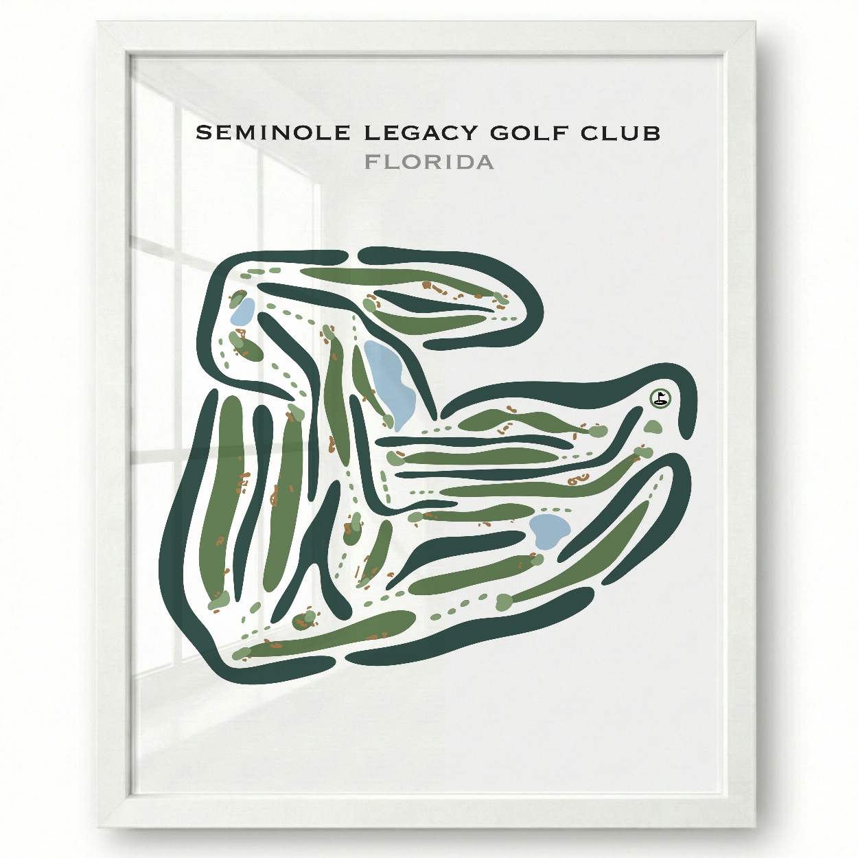 Seminole Legacy Golf Club, Florida - Printed Golf Courses