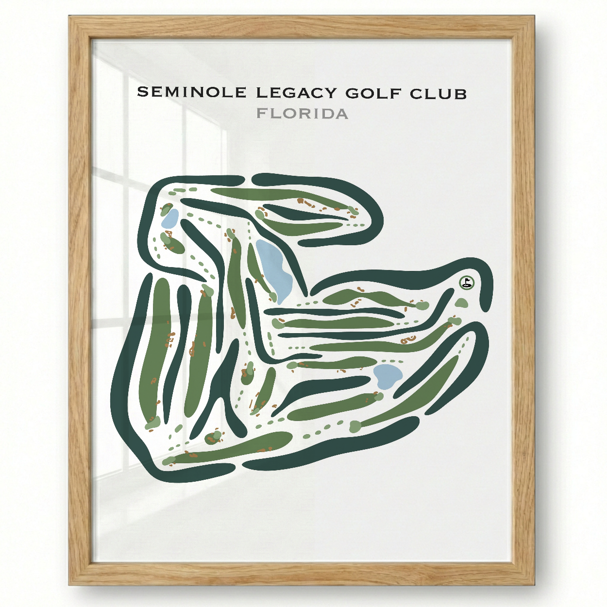 Seminole Legacy Golf Club, Florida - Printed Golf Courses