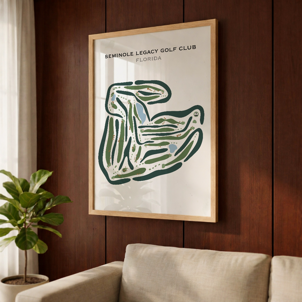 Seminole Legacy Golf Club, Florida - Printed Golf Courses