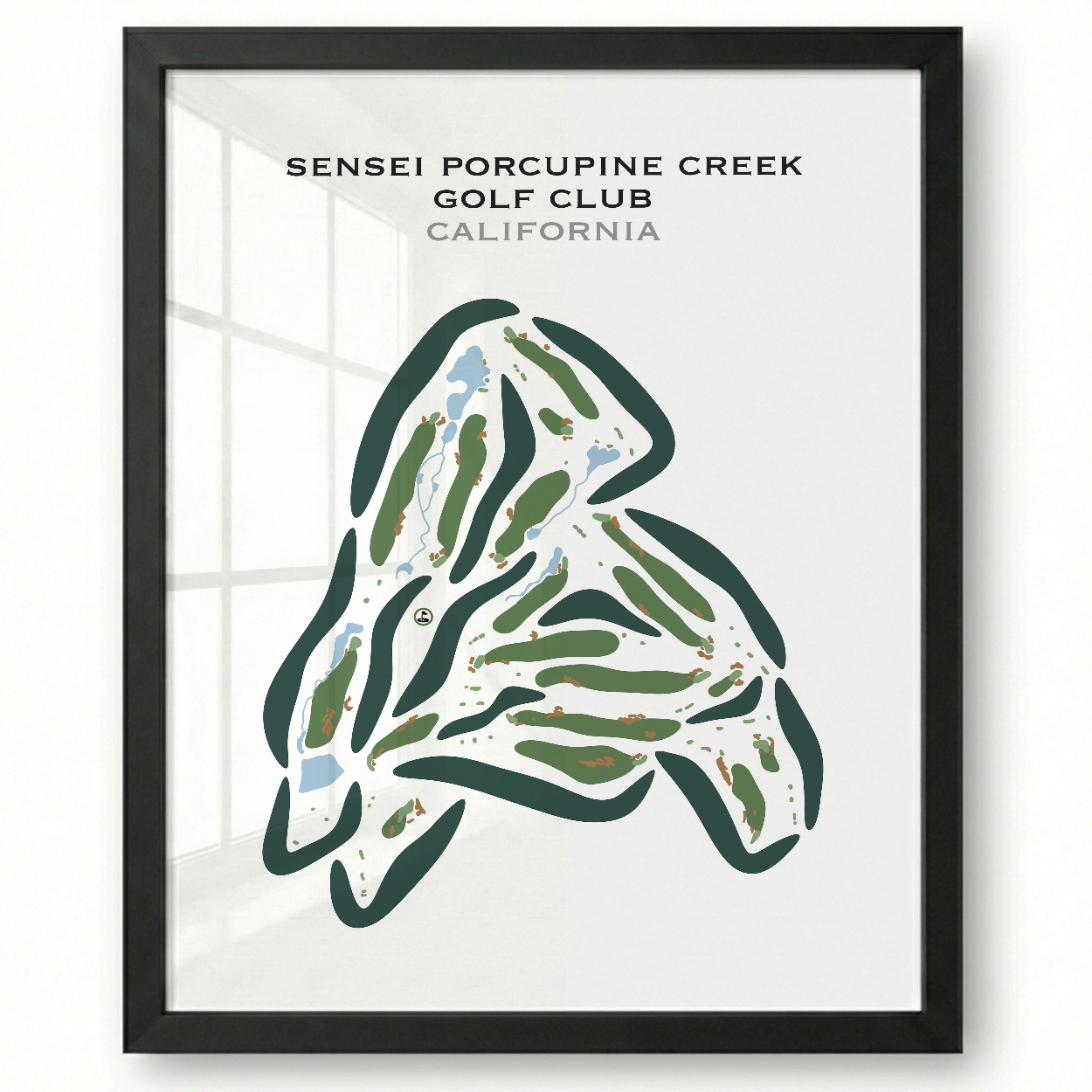 Sensei Porcupine Creek Golf Club, California - Printed Golf Courses
