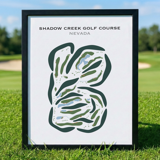 Shadow Creek Golf Course, Nevada - Printed Golf Courses