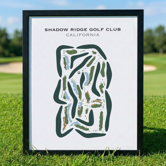Shadow Ridge Golf Club, California - Printed Golf Courses