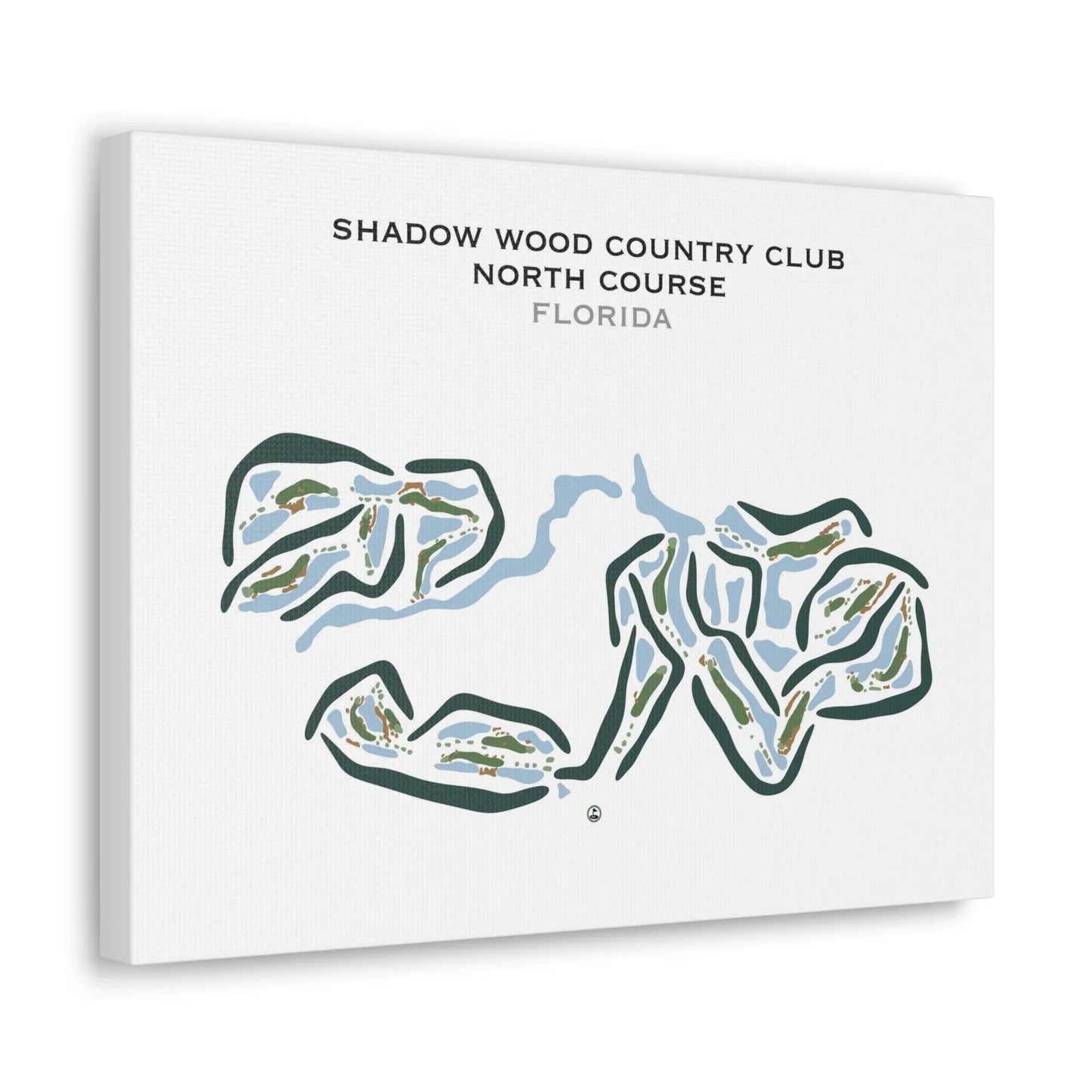Shadow Wood Country Club, North Course, Florida - Printed Golf Courses