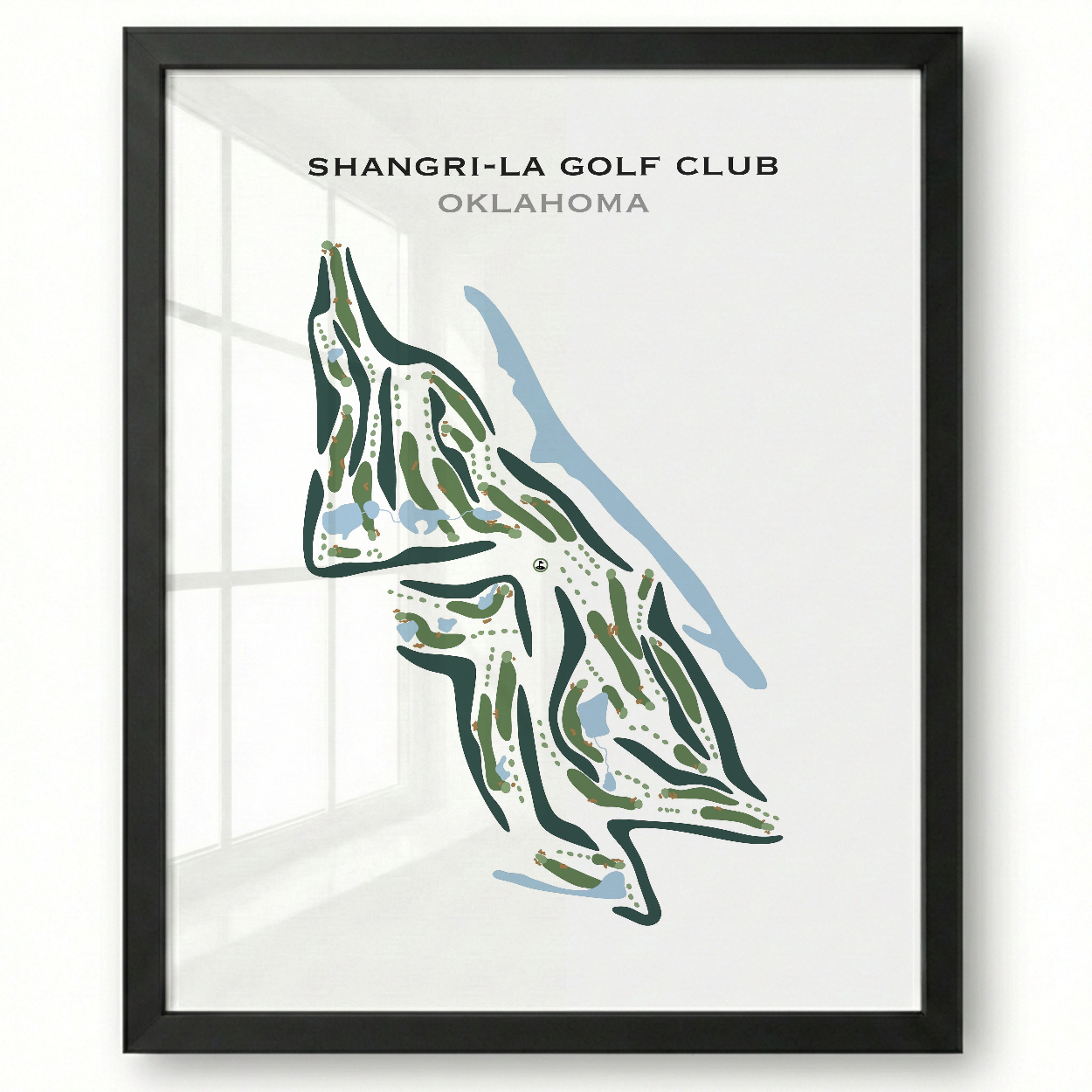 Shangri-La Golf Club, Oklahoma - Printed Golf Courses