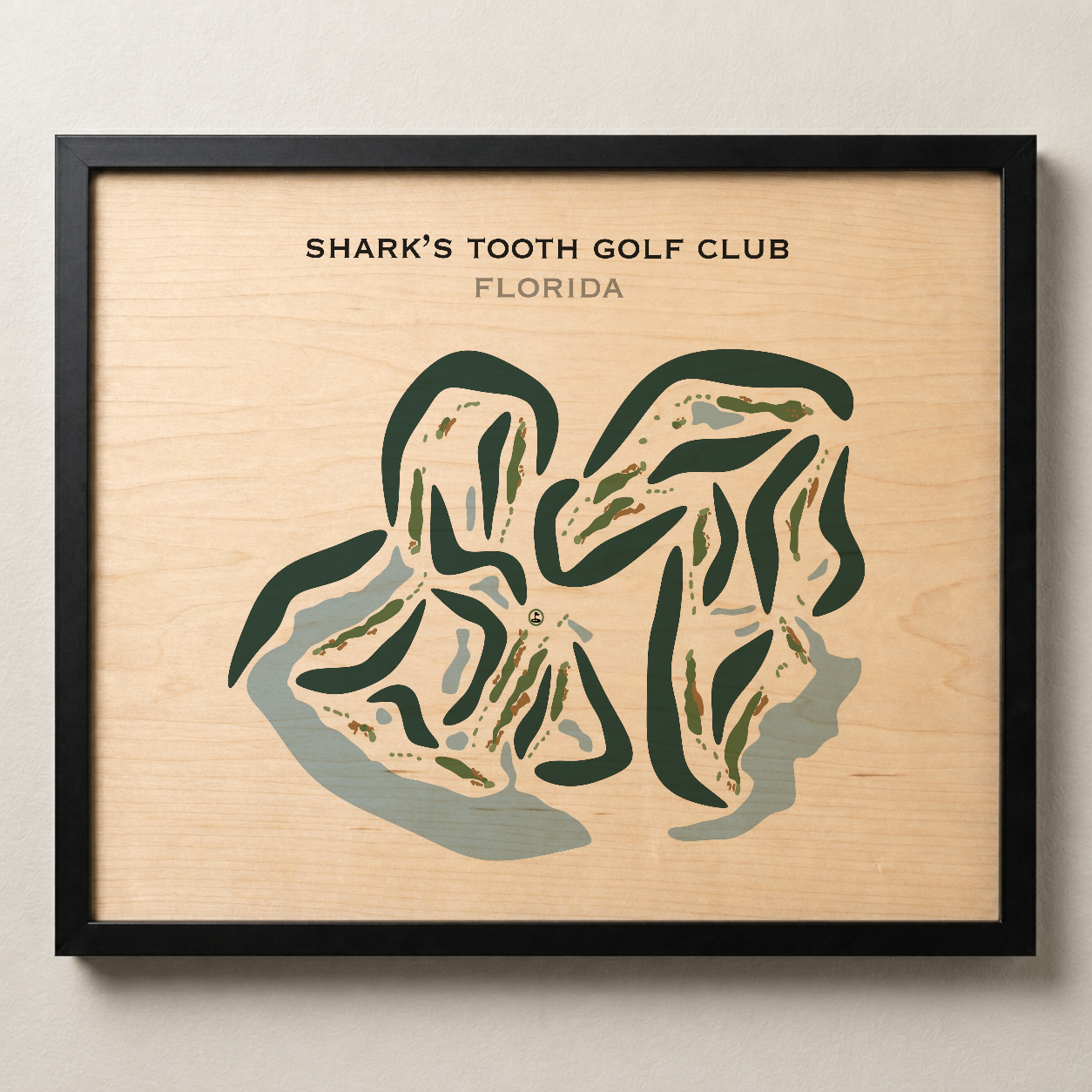 Shark’s Tooth Golf Club, Florida - Printed Golf Courses