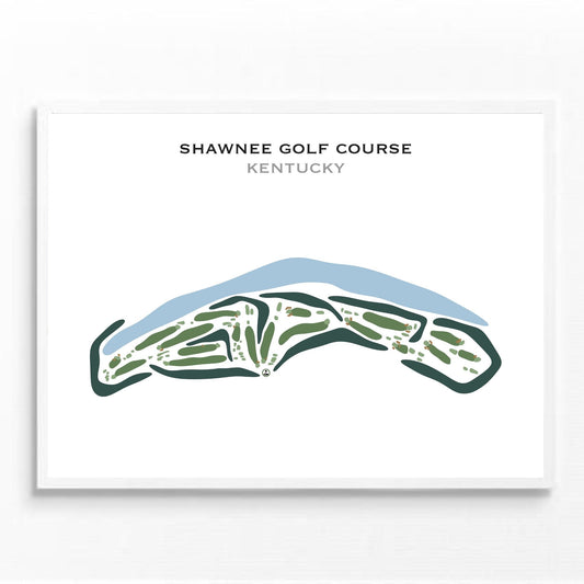 Shawnee Golf Course, Kentucky - Printed Golf Courses