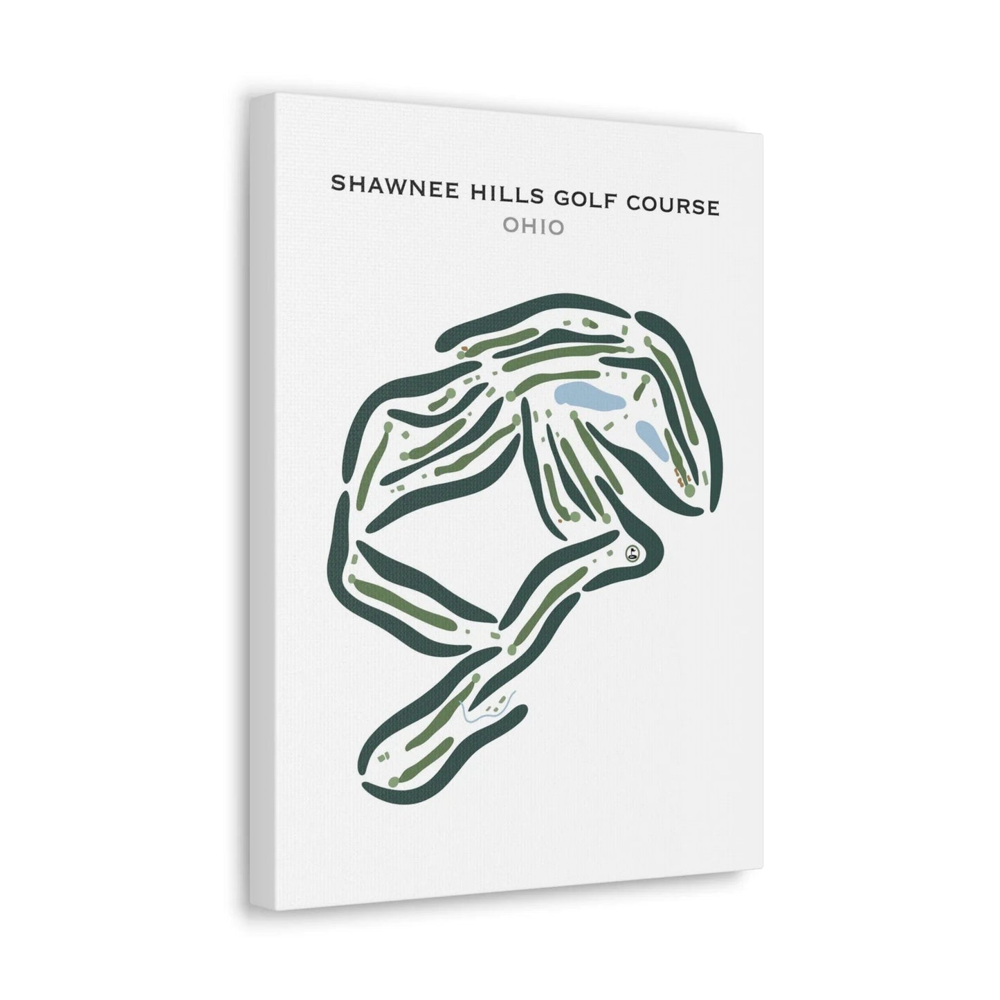 Shawnee Hills Golf Course, Ohio - Printed Golf Courses