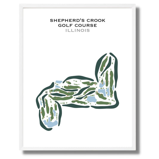 Shepherd's Crook Golf Course, Illinois - Printed Golf Courses