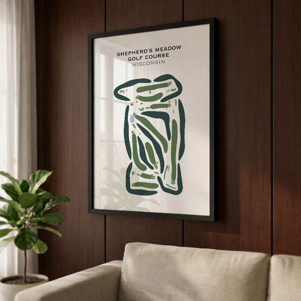 Shepherd's Meadow Golf Course, Wisconsin - Printed Golf Courses