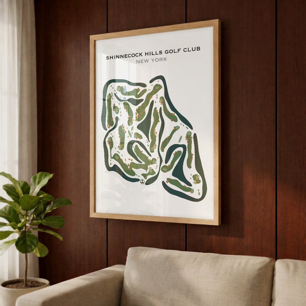 Shinnecock Hills Golf Club, New York - Printed Golf Courses
