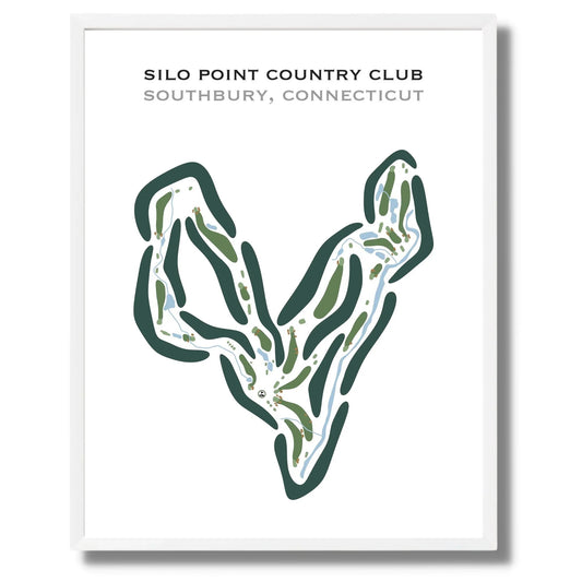 Silo Point Country Club, Southbury, Connecticut - Printed Golf Courses
