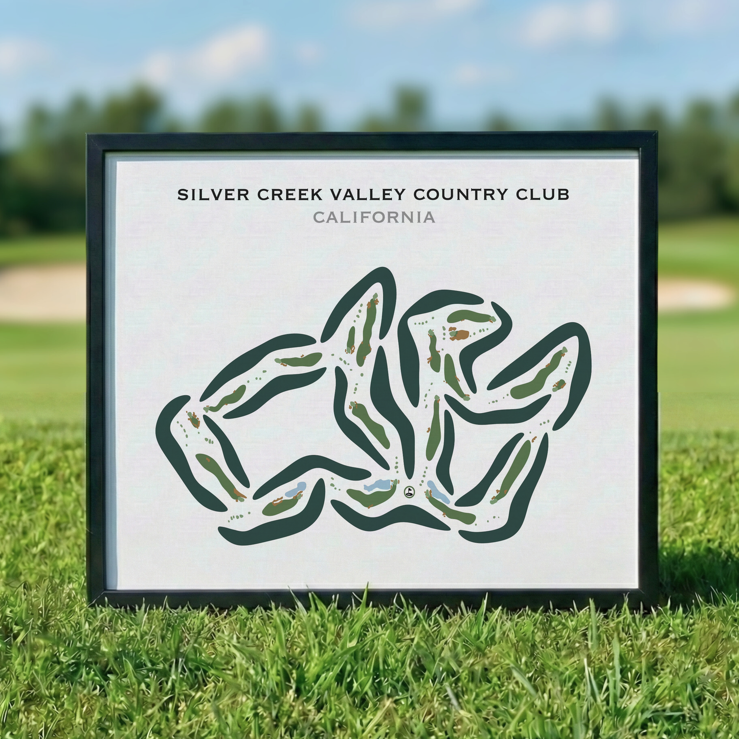 Silver Creek Valley Country Club, California - Printed Golf Courses