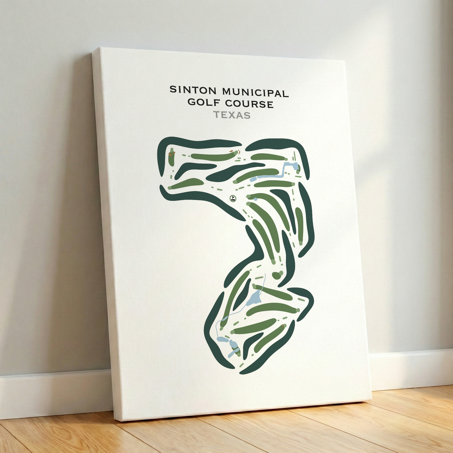 Sinton Municipal Golf Course, Texas - Printed Golf Courses