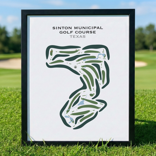 Sinton Municipal Golf Course, Texas - Printed Golf Courses