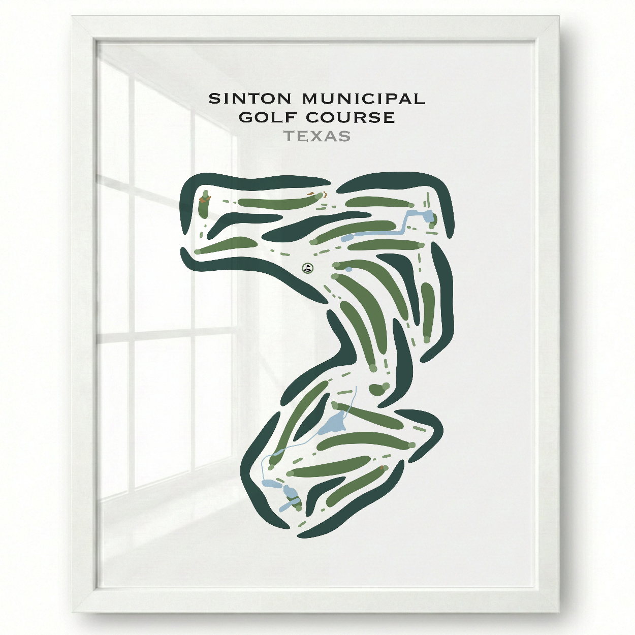 Sinton Municipal Golf Course, Texas - Printed Golf Courses