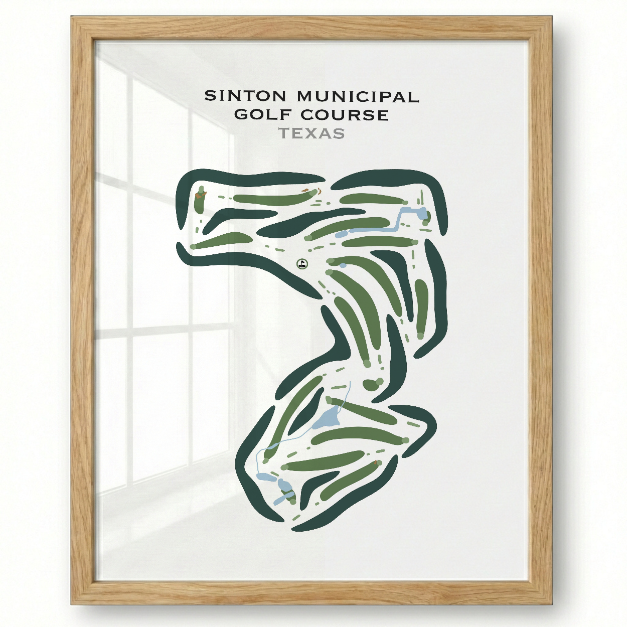 Sinton Municipal Golf Course, Texas - Printed Golf Courses