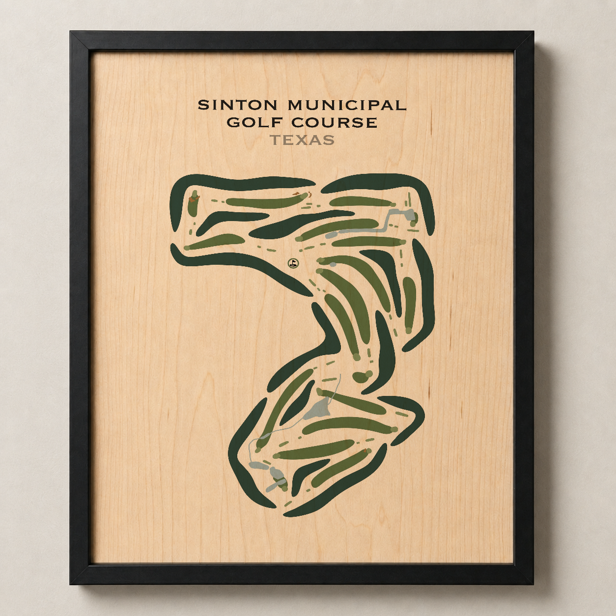 Sinton Municipal Golf Course, Texas - Printed Golf Courses