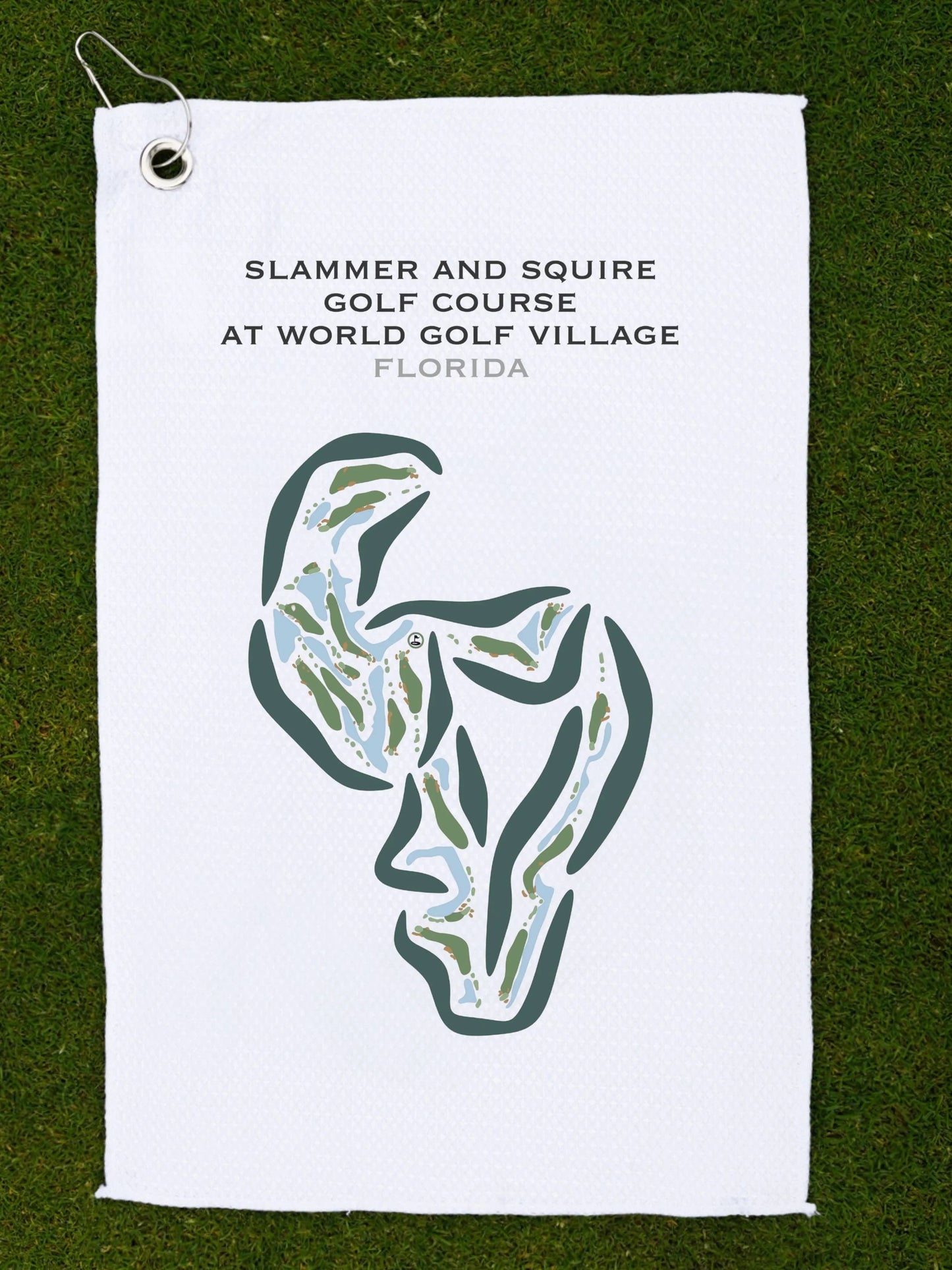 Slammer and Squire Golf Course at World Golf Village, St. Augustine, Florida - Printed Golf Courses