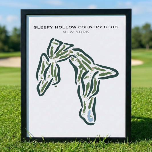 Sleepy Hollow Country Club, New York - Printed Golf Courses