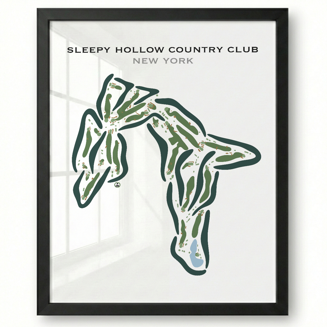 Sleepy Hollow Country Club, New York - Printed Golf Courses