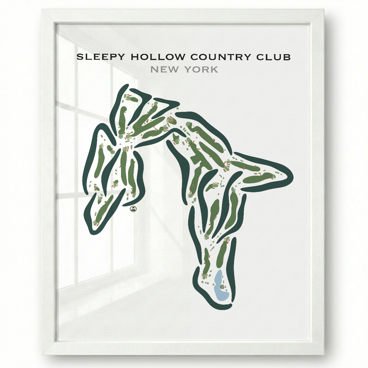 Sleepy Hollow Country Club, New York - Printed Golf Courses