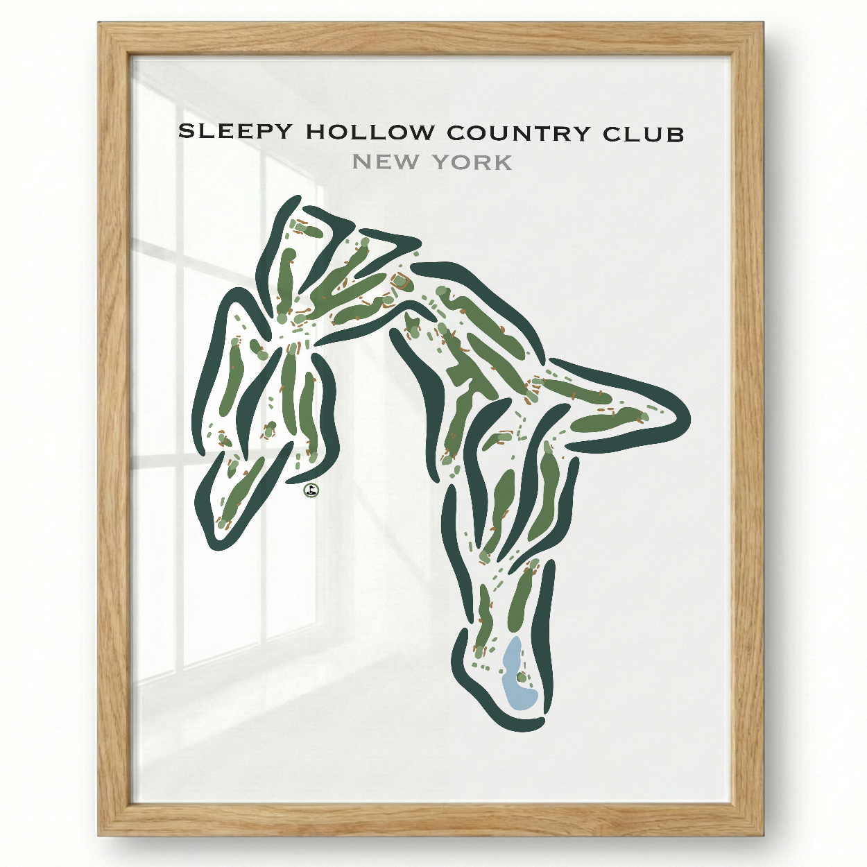 Sleepy Hollow Country Club, New York - Printed Golf Courses