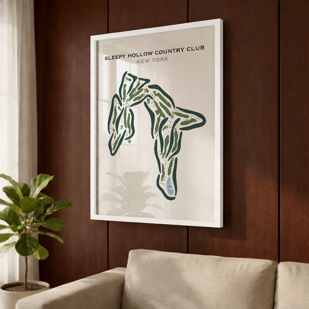 Sleepy Hollow Country Club, New York - Printed Golf Courses