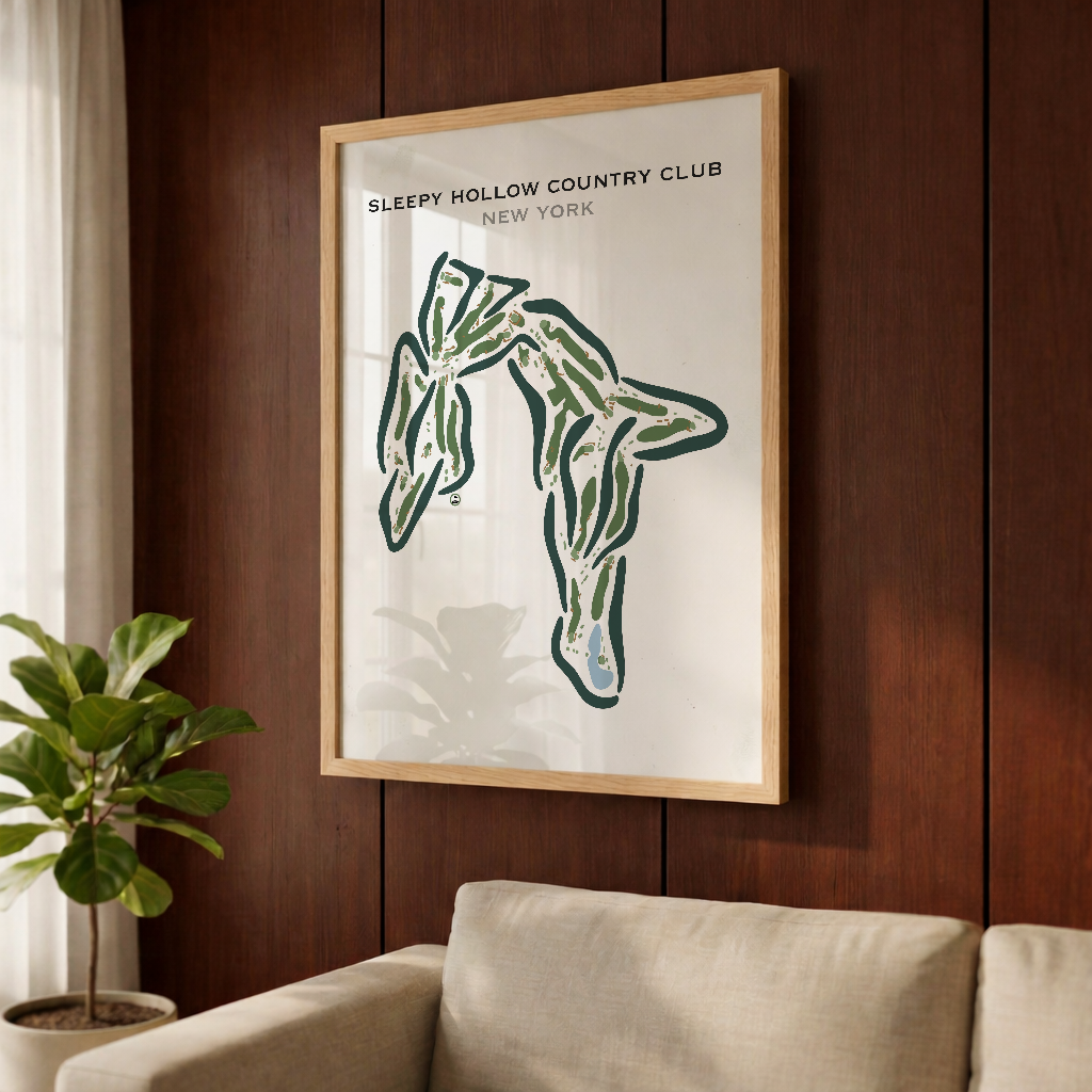 Sleepy Hollow Country Club, New York - Printed Golf Courses