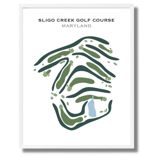 Sligo Creek Golf Course, Maryland - Printed Golf Courses