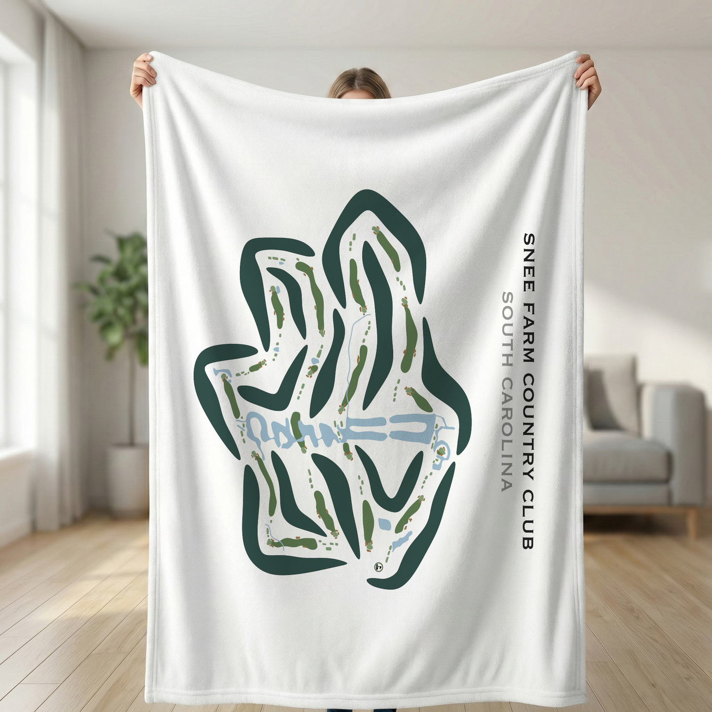 Snee Farm Country Club, South Carolina - Printed Golf Course
