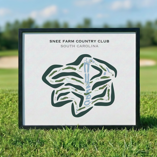 Snee Farm Country Club, South Carolina - Printed Golf Course