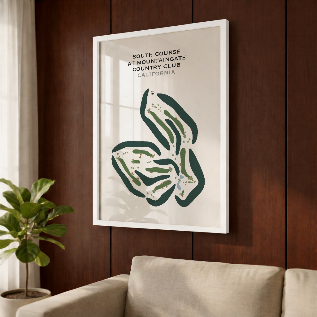 South Course at Mountain Gate Country Club, California - Printed Golf Courses