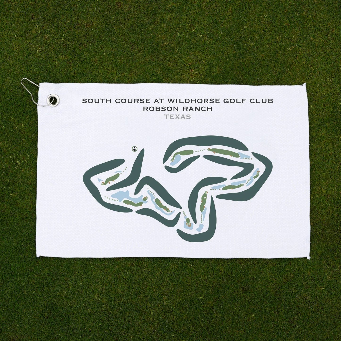 South Course at Wildhorse Golf Club at Robson Ranch, Texas - Printed Golf Courses