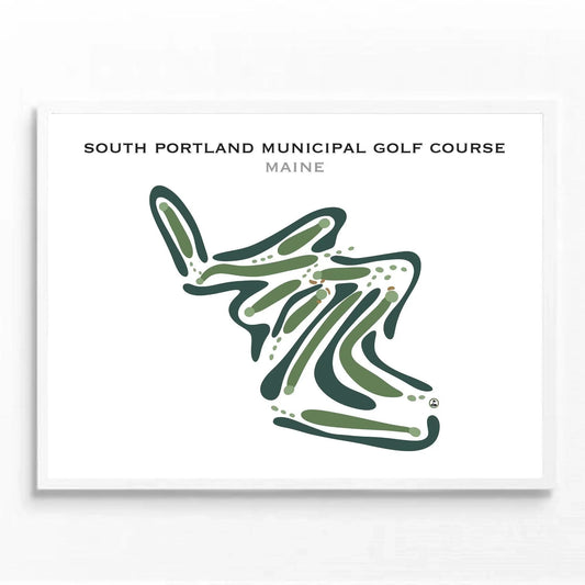 South Portland Municipal Golf Course, Maine - Printed Golf Courses