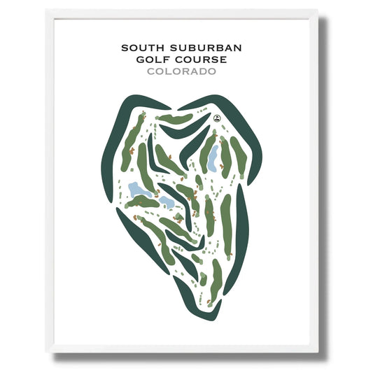 South Suburban Golf Course, Colorado - Printed Golf Courses