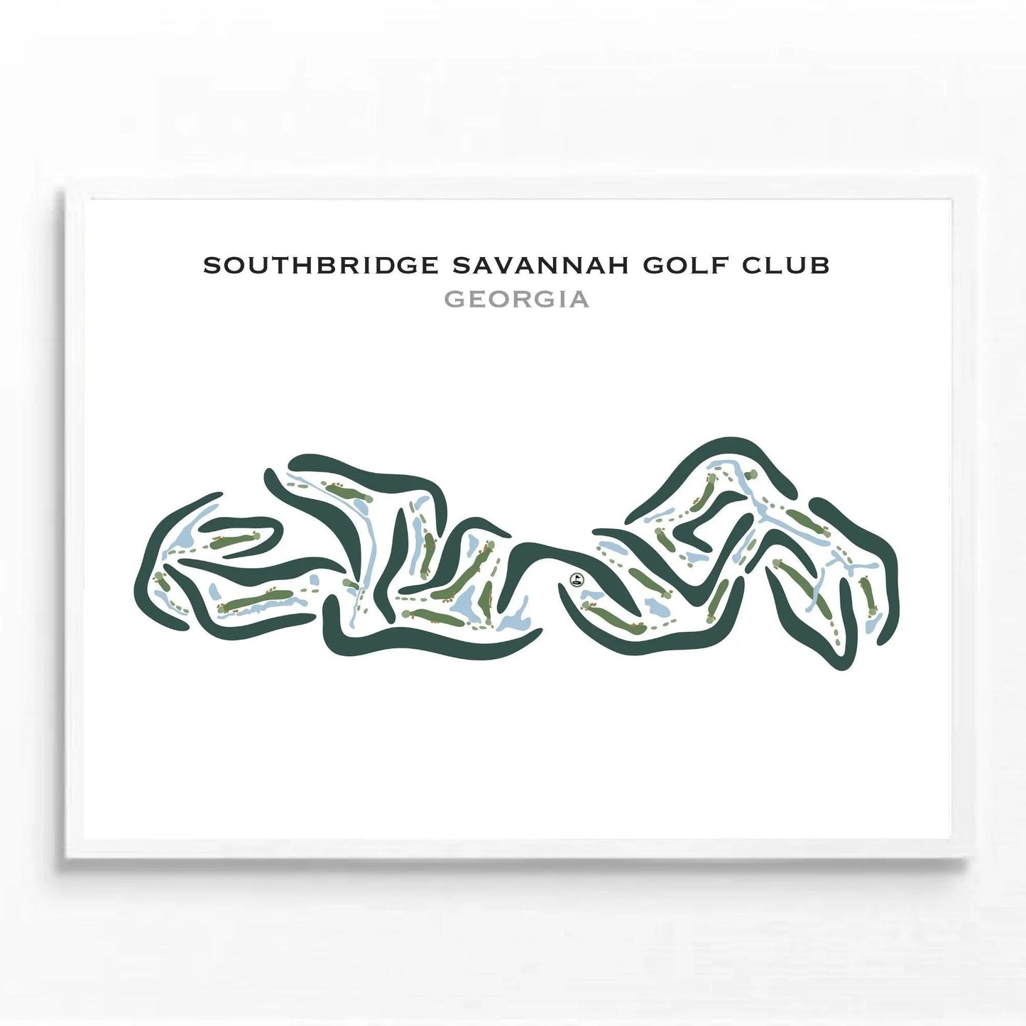 Southbridge Savannah Golf Club, Georgia - Printed Golf Courses