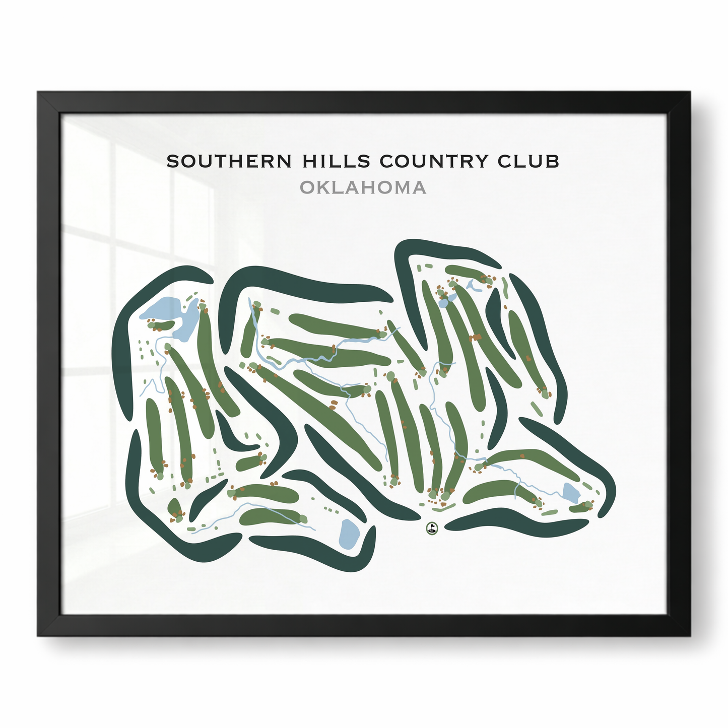 Southern Hills Country Club, Oklahoma - Printed Golf Courses