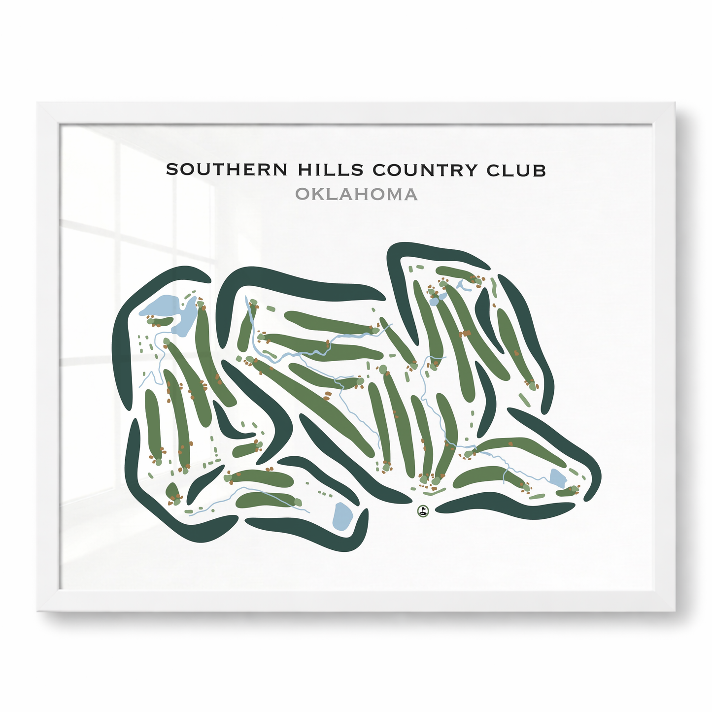 Southern Hills Country Club, Oklahoma - Printed Golf Courses