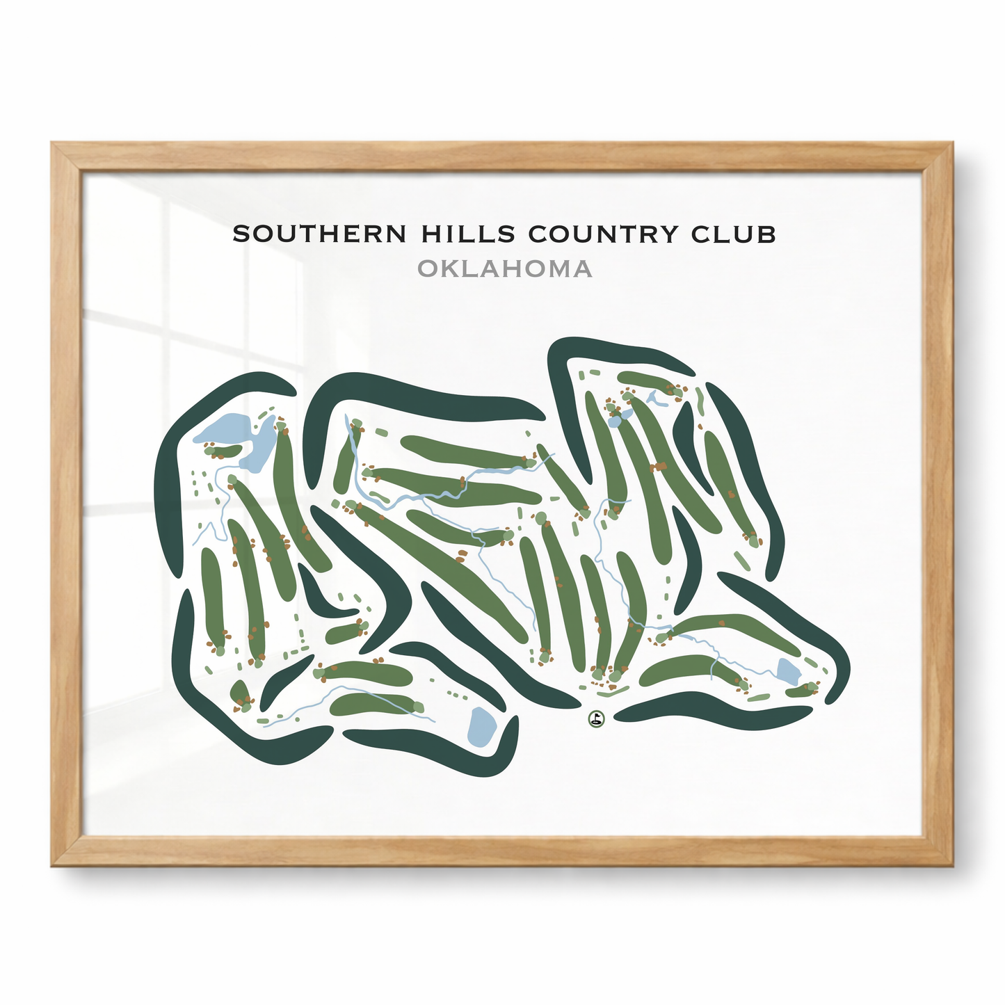 Southern Hills Country Club, Oklahoma - Printed Golf Courses
