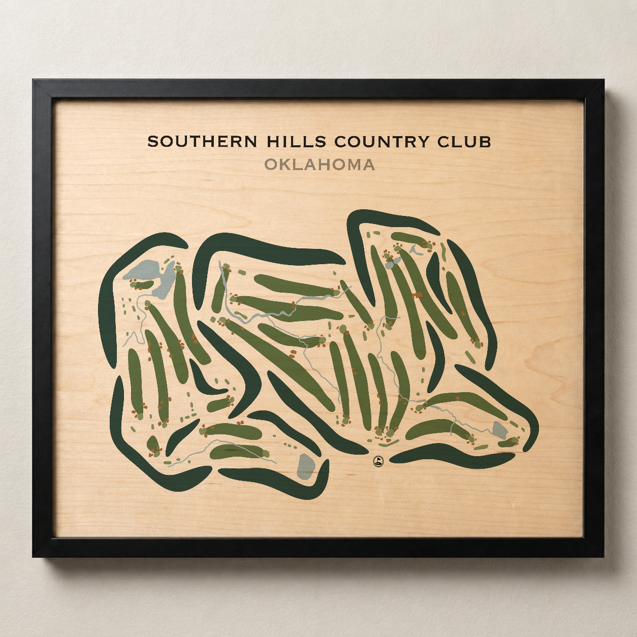 Southern Hills Country Club, Oklahoma - Printed Golf Courses