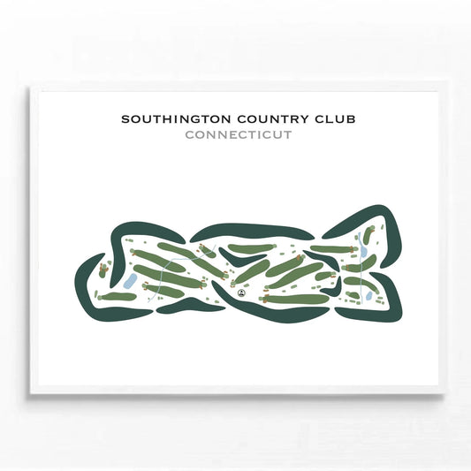 Southington Country Club, Connecticut - Printed Golf Courses