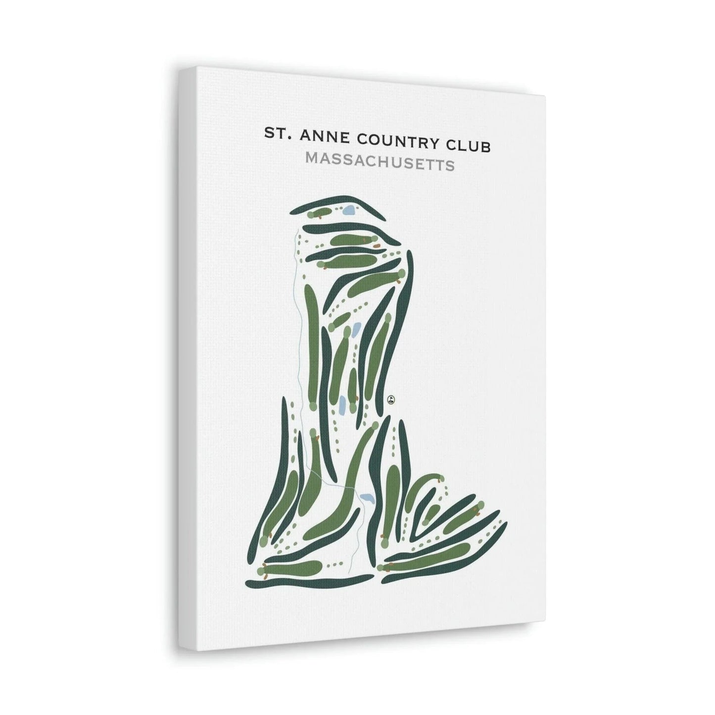 St. Anne Country Club, Massachusetts - Printed Golf Courses