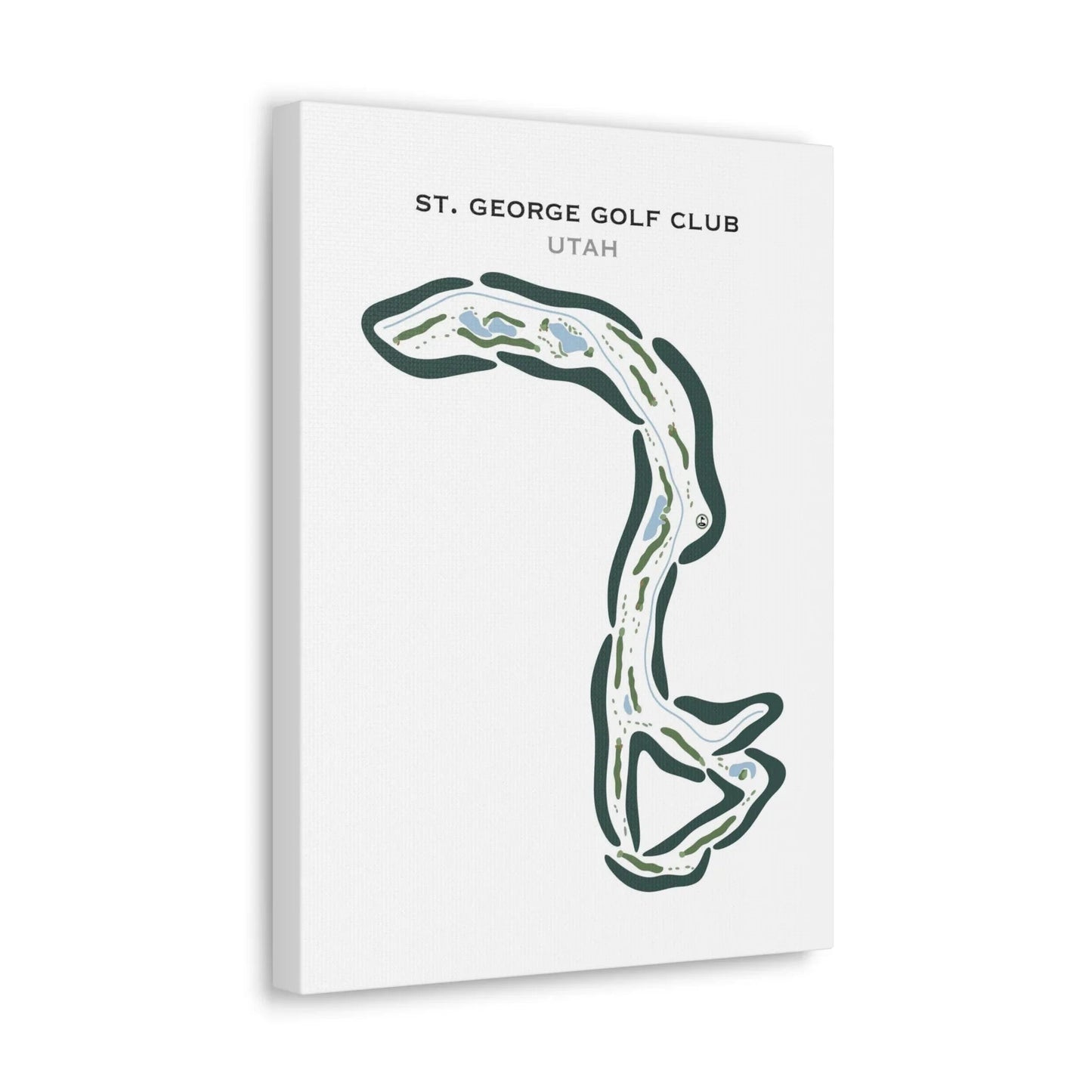 St. George Golf Club, St. George Utah - Printed Golf Courses