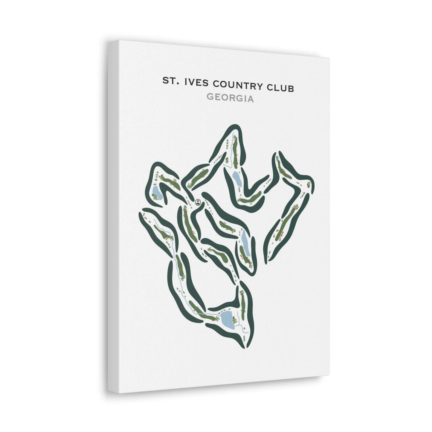 St. Ives Country Club, Georgia - Printed Golf Courses