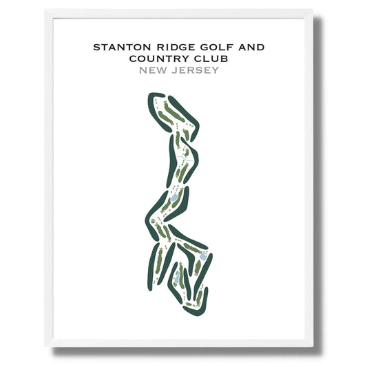 Stanton Ridge Golf & Country Club, New Jersey - Printed Golf Courses