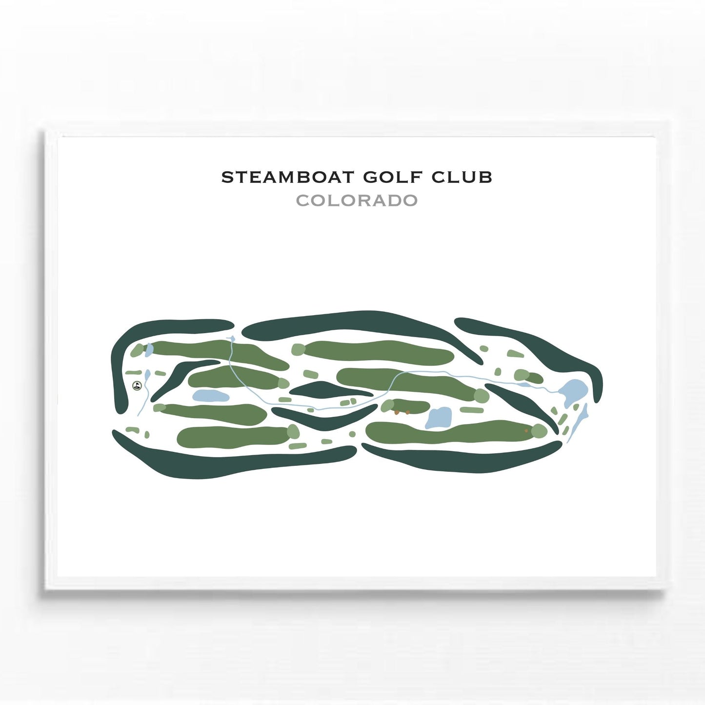 Steamboat Golf Club, Colorado - Printed Golf Courses