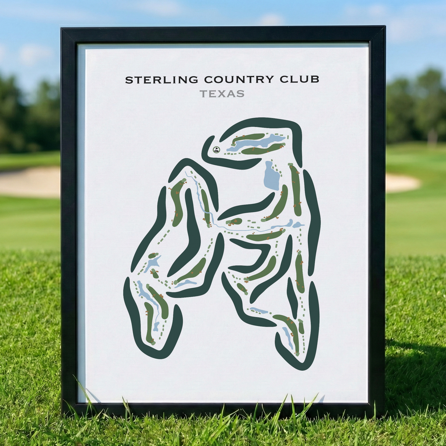 Sterling Country Club, Texas - Printed Golf Courses
